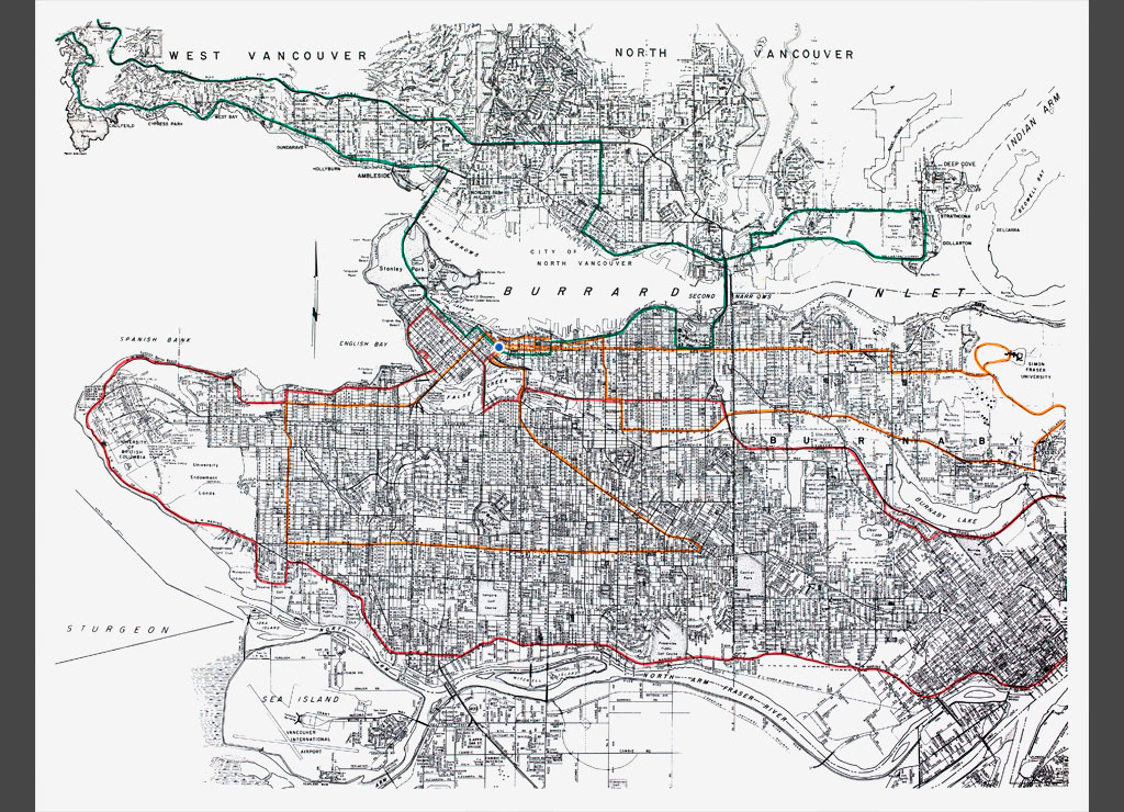 BACKGROUND / VANCOUVER : AN ARTIST'S VIEW OF THE CITY, OCTOBER 30, 1972