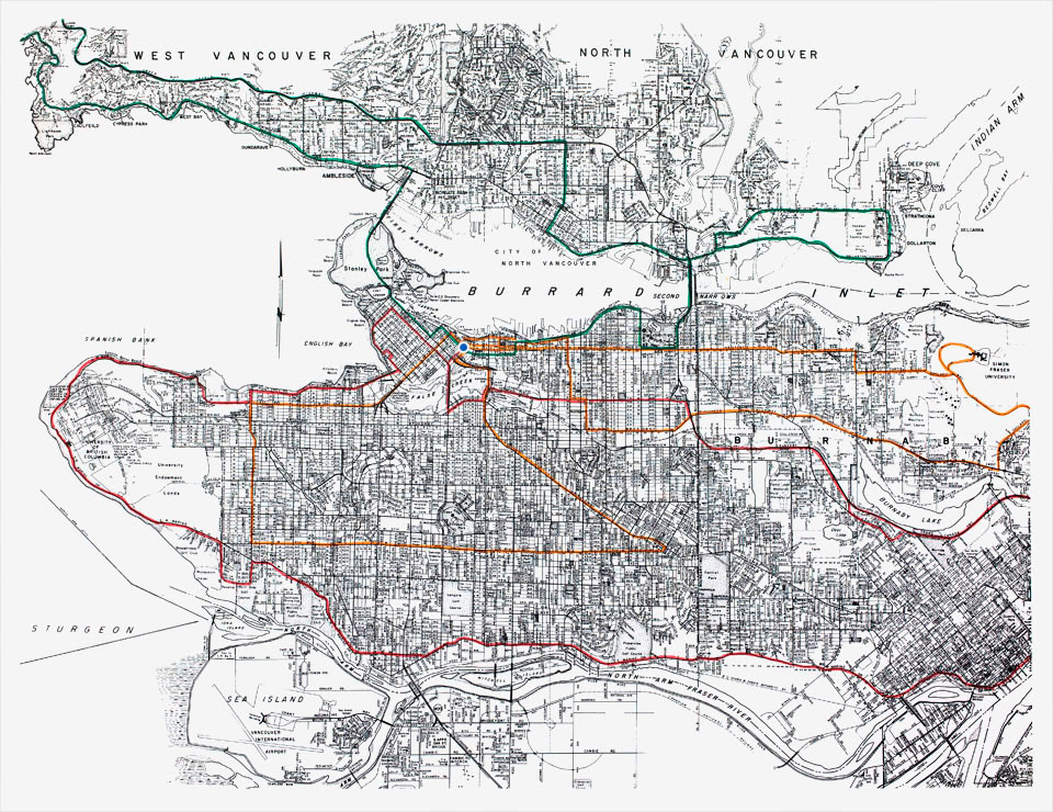 BACKGROUND / VANCOUVER : AN ARTIST'S VIEW OF THE CITY, OCTOBER 30, 1972